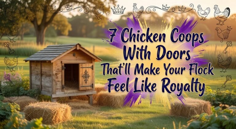 chicken coop luxury doors