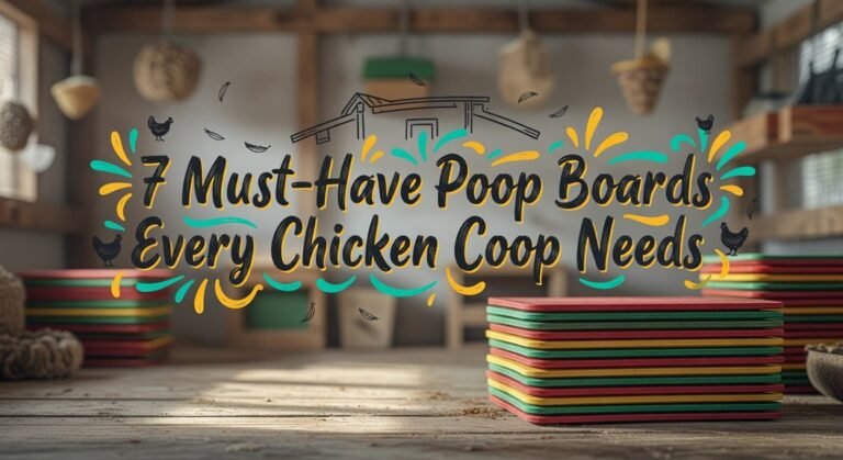 chicken coop poop boards