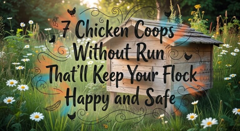 chicken coops without runs