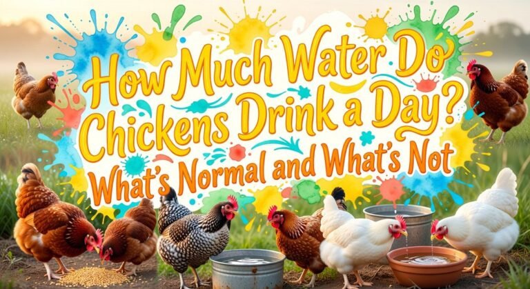 chicken daily water intake