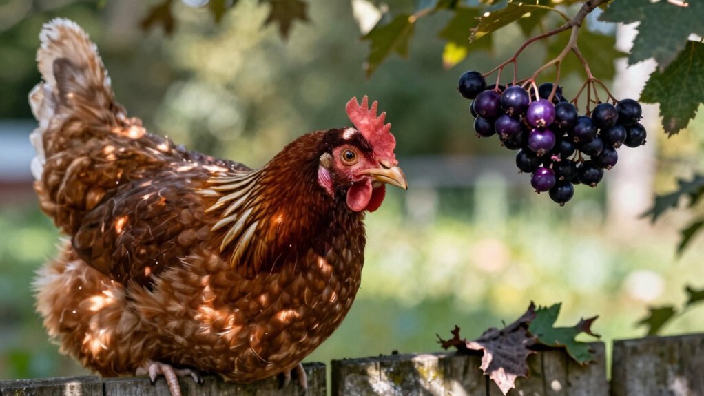chicken elderberry consumption safety