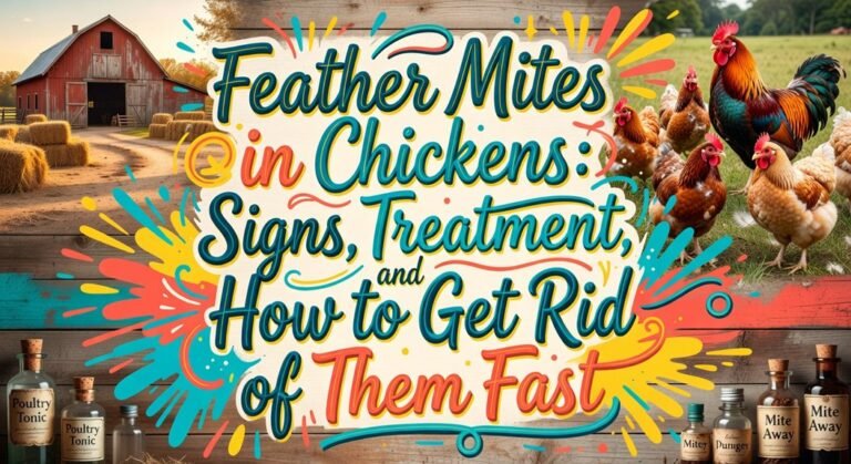 chicken feather mite control