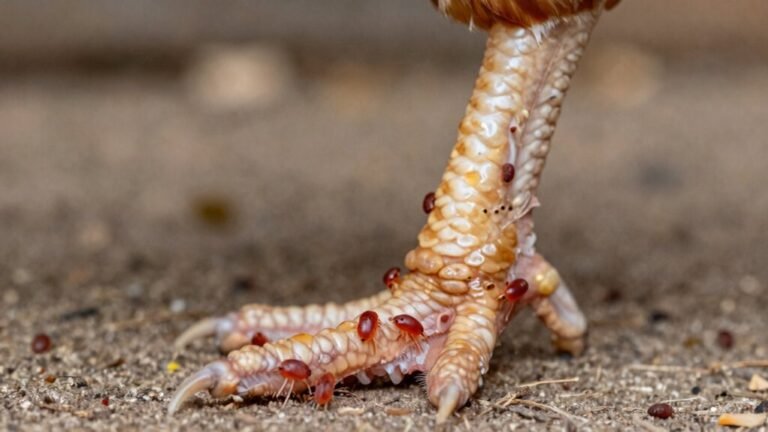 chicken leg mite management