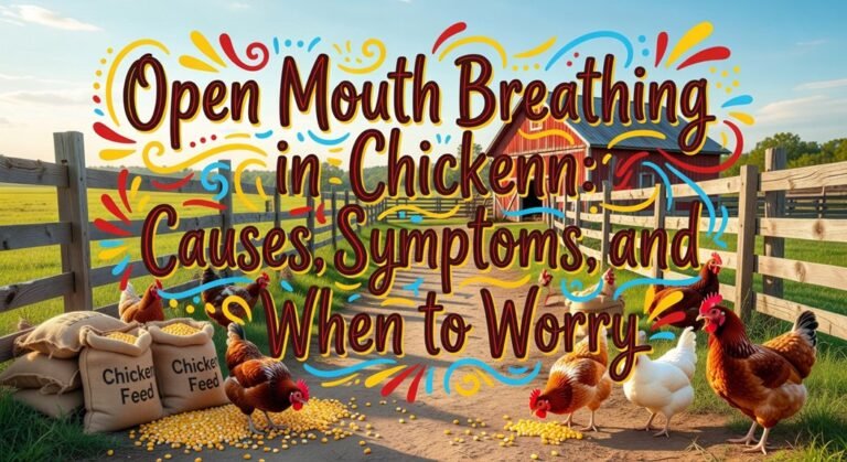 chicken respiratory distress signs