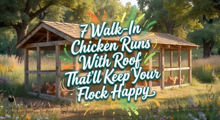 chicken runs with roofs