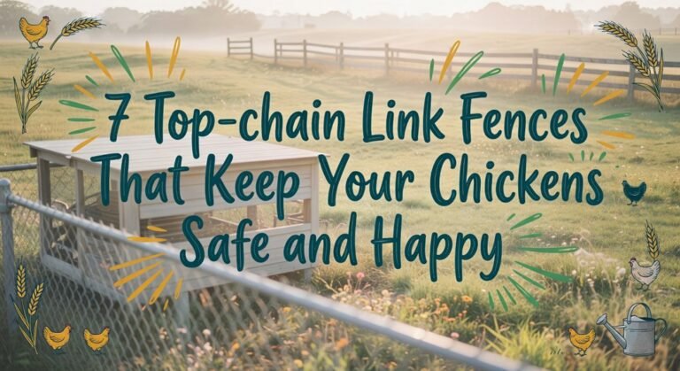 chicken safe fencing options