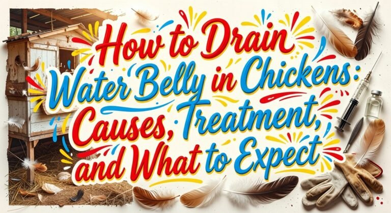 chicken water belly treatment