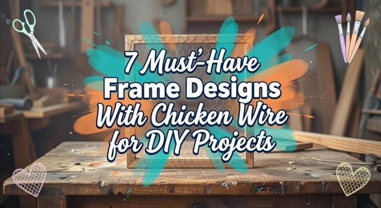 chicken wire frame designs