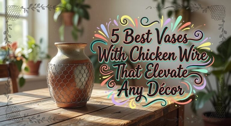 chicken wire vase recommendations