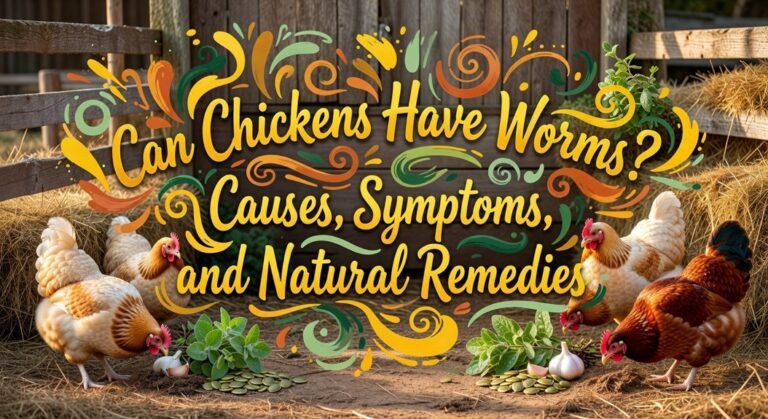 chicken worm infection overview