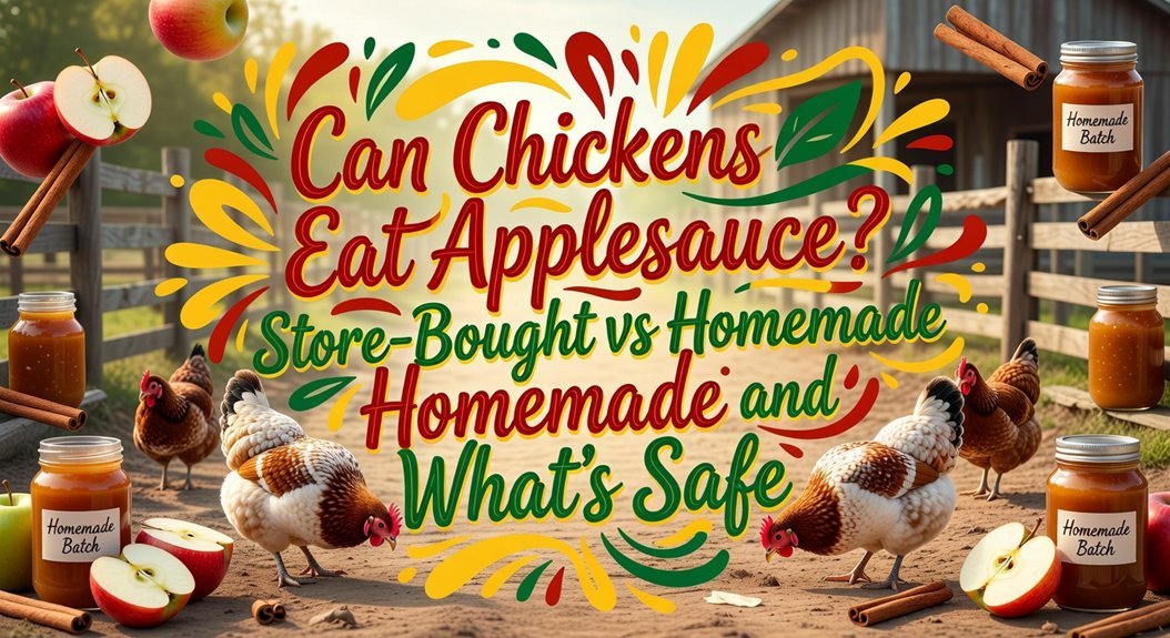 chickens applesauce safety comparison