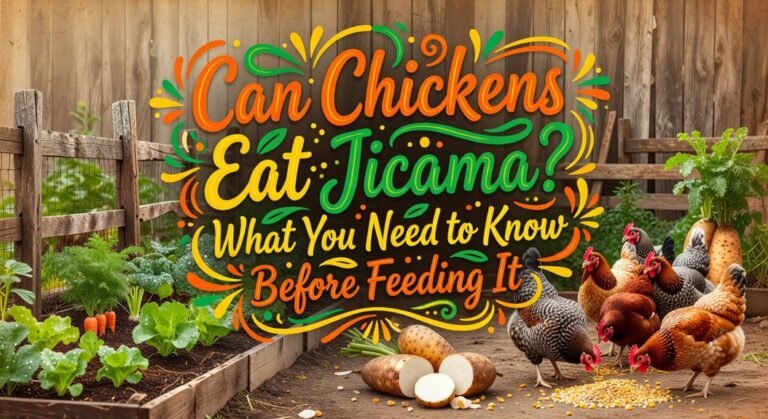 chickens can safely eat icama