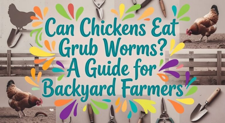 chickens consume grub worms