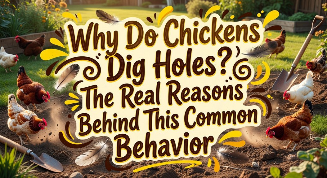 chickens dig for nesting