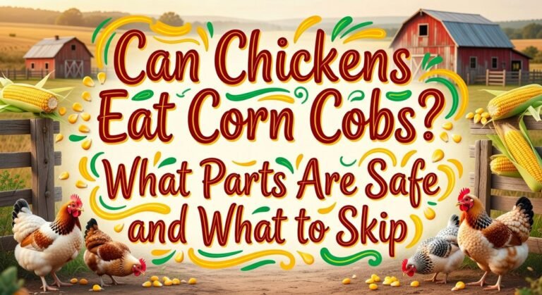 chickens eat corn cobs safely