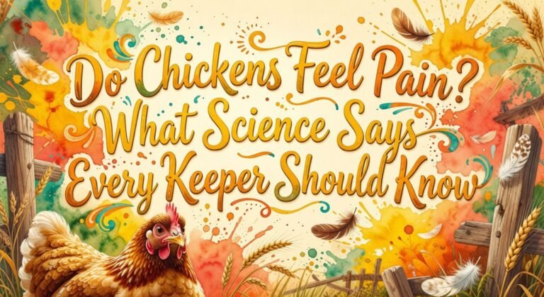chickens experience pain