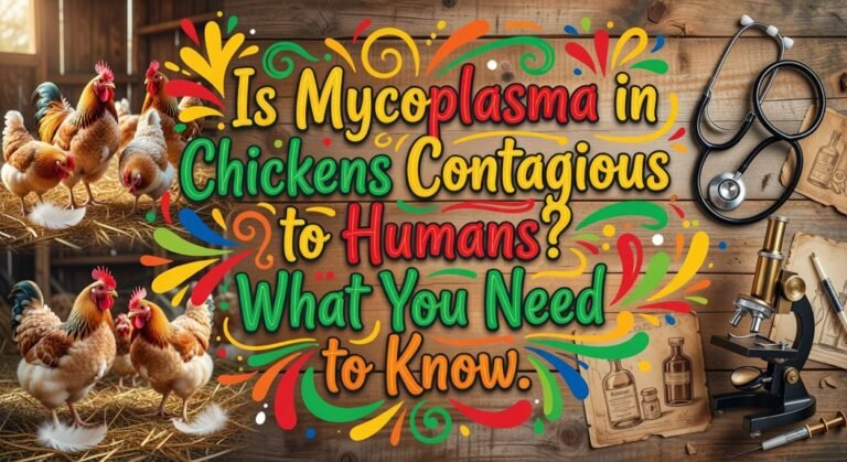 chickens mycoplasma not zoonotic