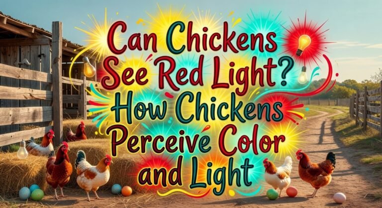 chickens perceive red light chickens perceive red light