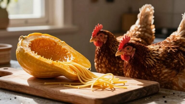 chickens safe squash consumption