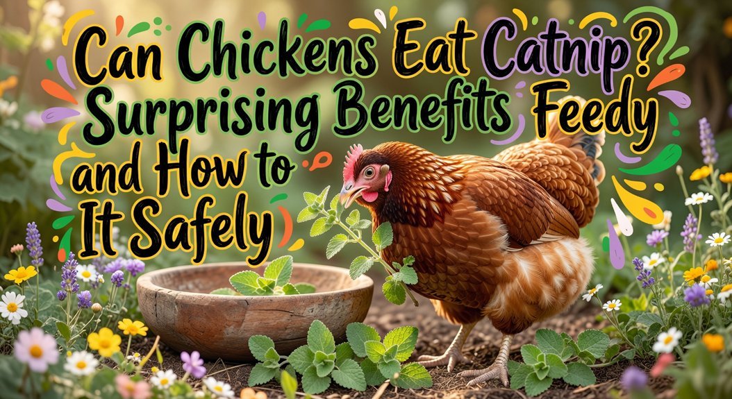 chickens safely eat catnip