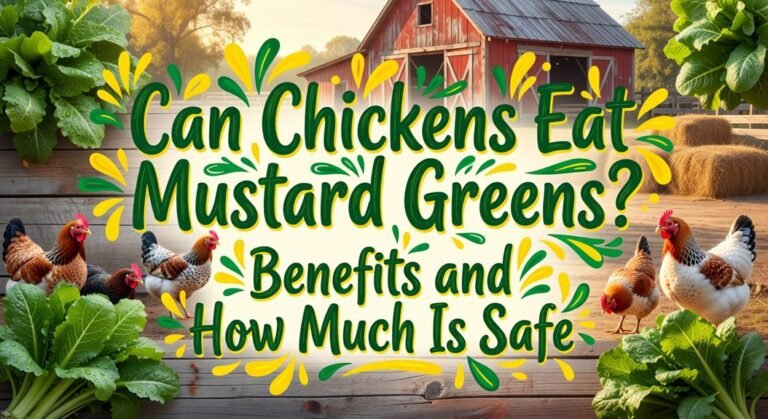 chickens safely eat mustard greens