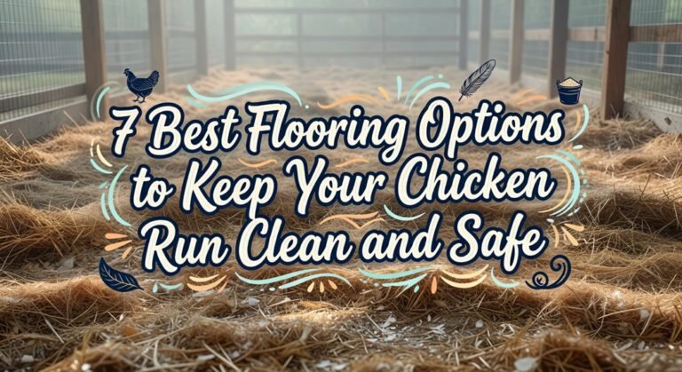 clean safe chicken flooring