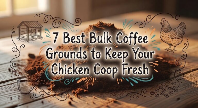 coffee grounds chicken coop