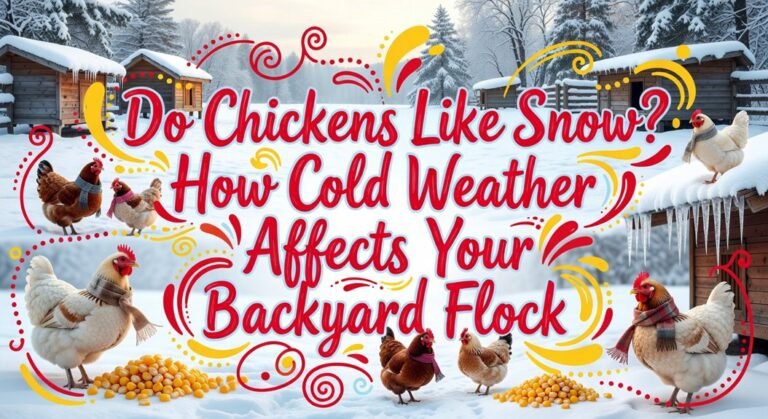 cold weather impacts chickens