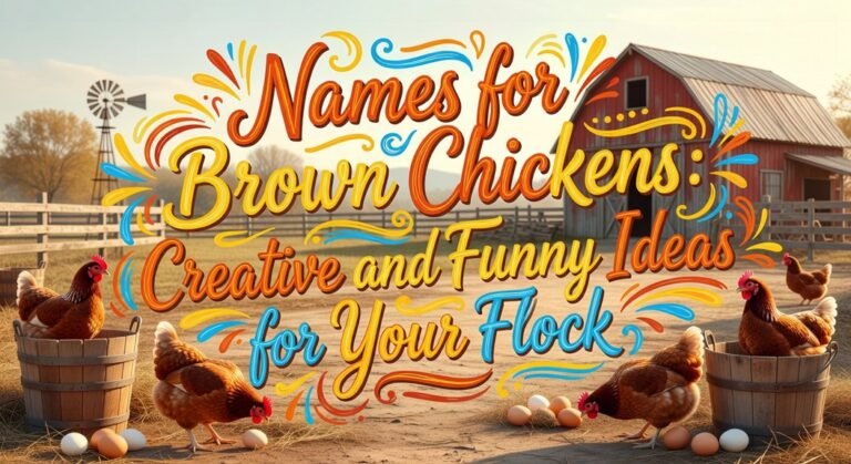 creative funny chicken names
