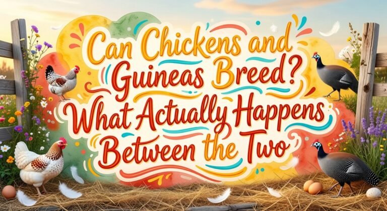 cross species chicken guinea breeding