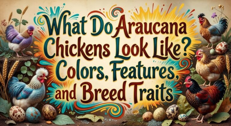 distinctive feathered crested chickens