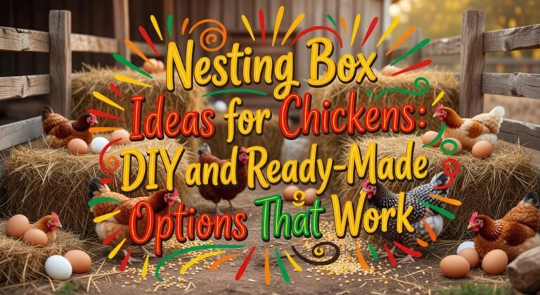 diy and ready made nesting boxes