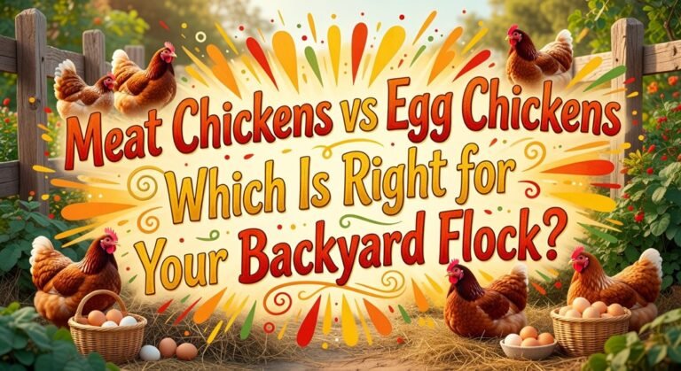 egg or meat chickens