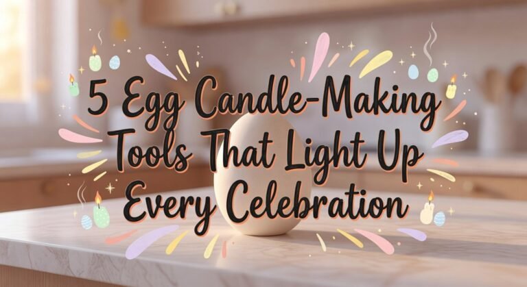 egg shaped candle making tools
