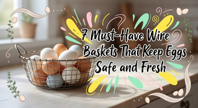 egg storage wire baskets
