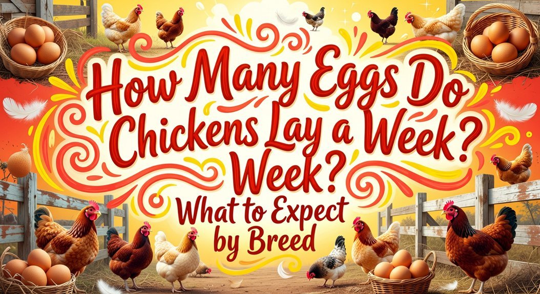 eggs per week by breed