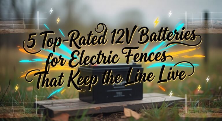 electric fence battery ratings