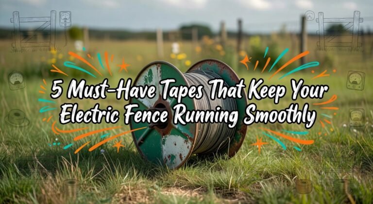 electric fence repair tapes