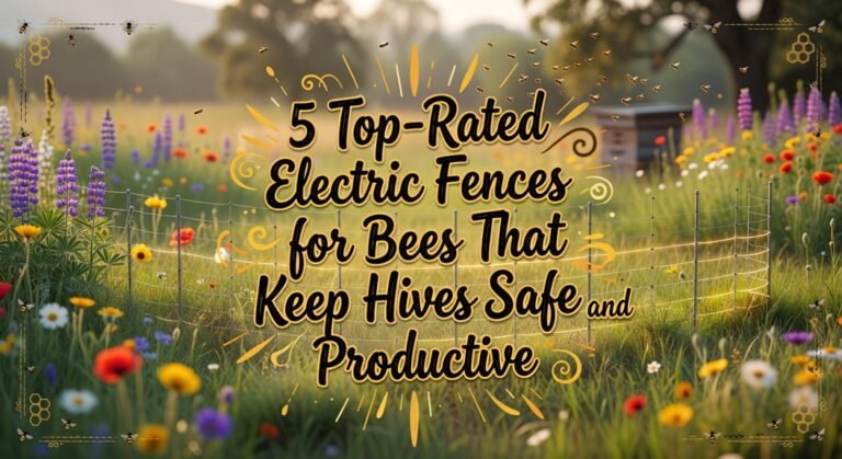 electric fences protect beehives