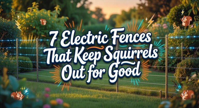 electric squirrel exclusion fences