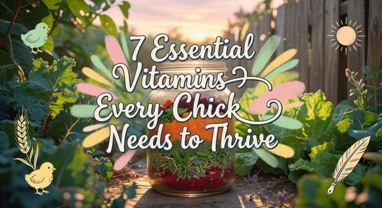 essential chick vitamin needs