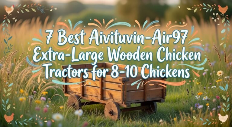 extra large wooden chicken tractor