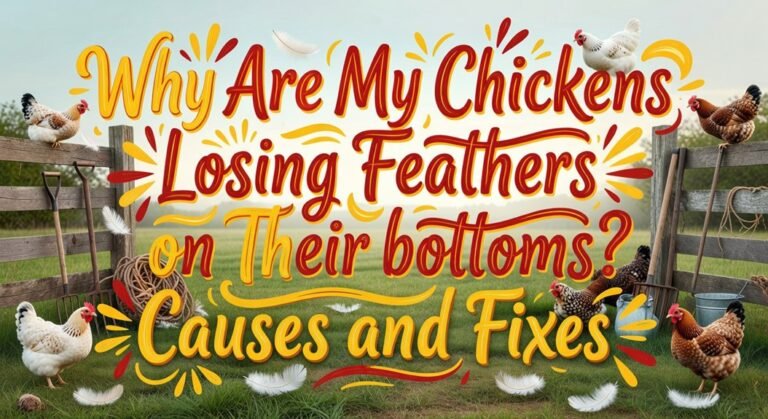 feather loss in chickens