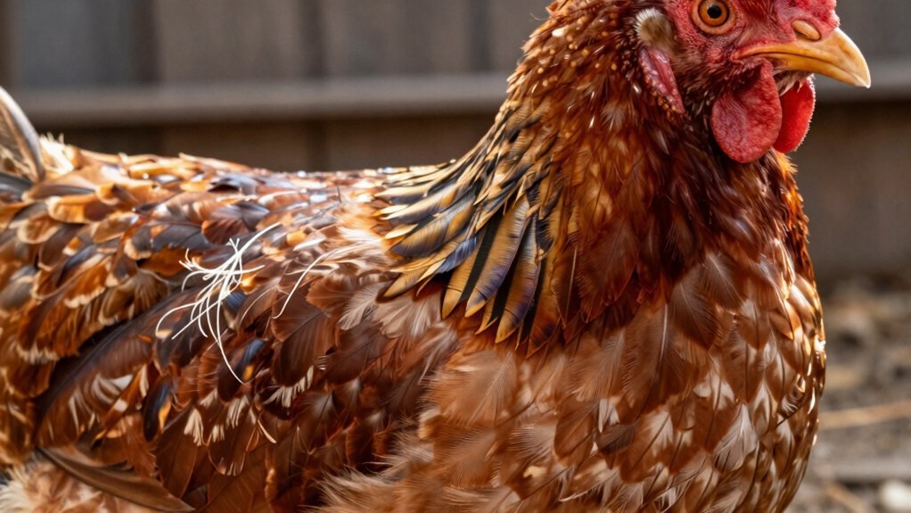 feather types in chickens
