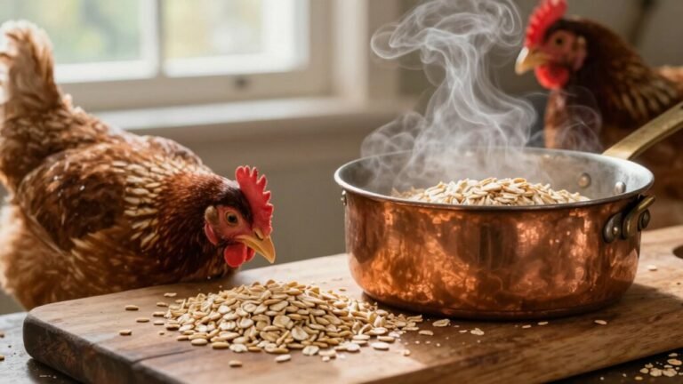 feeding chickens oatmeal safety