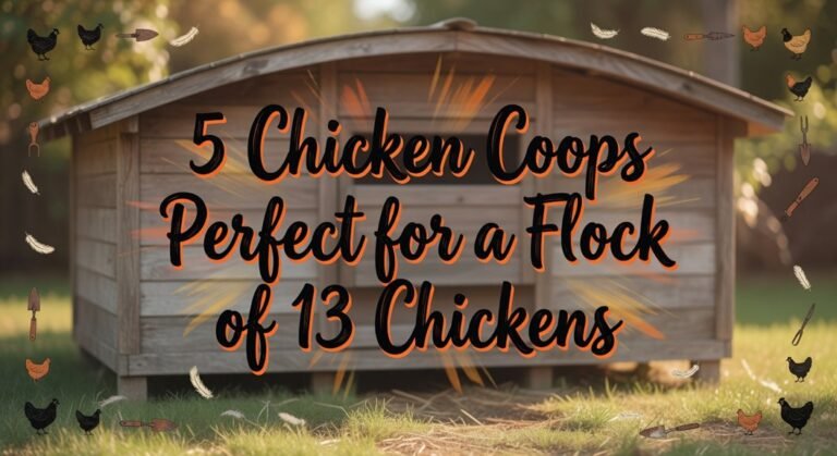 5 Chicken Coops Perfect For A Flock Of 13 Chickens