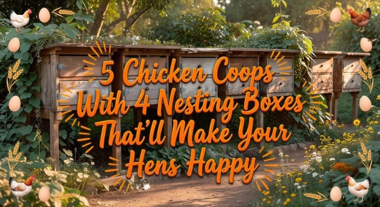 five coop nest boxes
