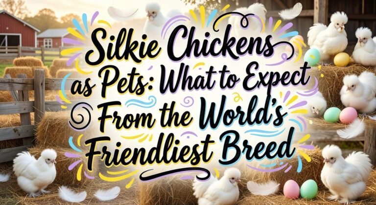 friendly low maintenance pet chickens