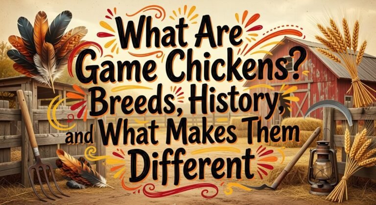 game chicken breeds overview
