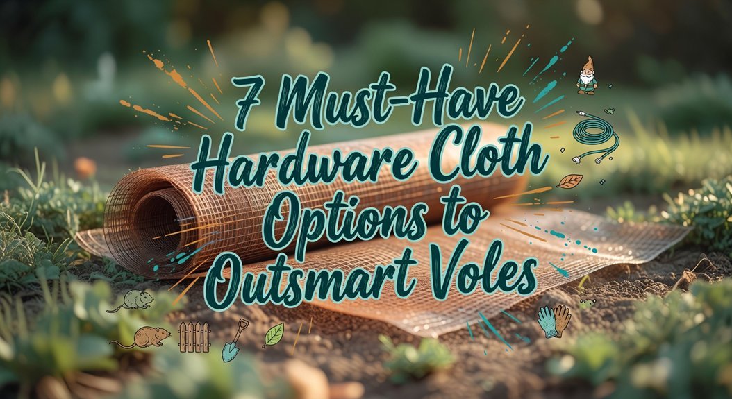 hardware cloth vole protection